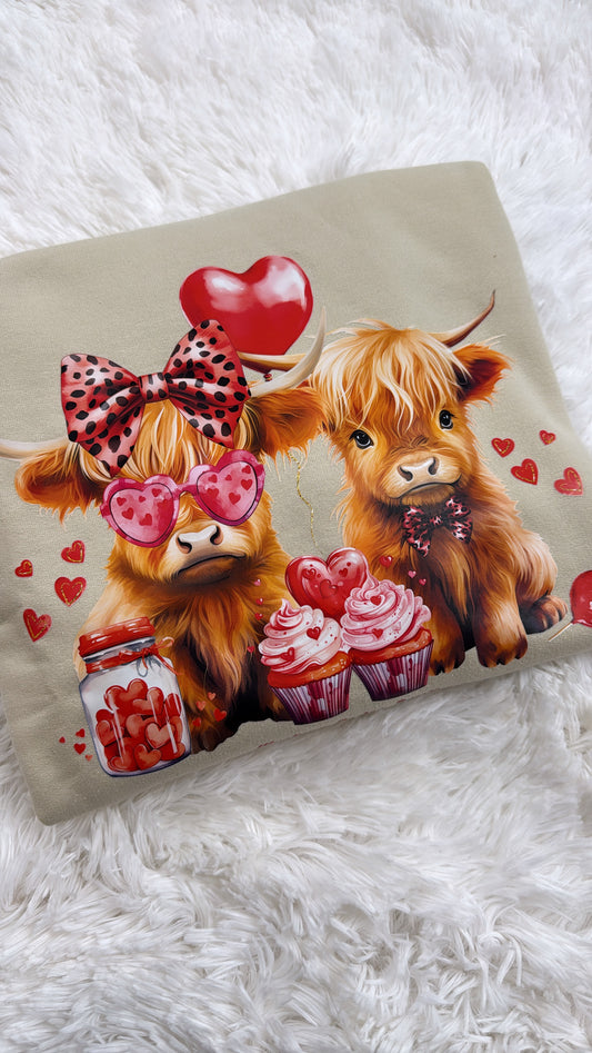 Tote or crewneck red vaquitas