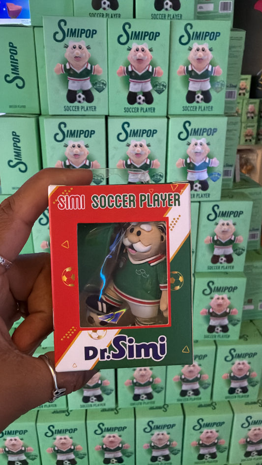 Soccer player keychain