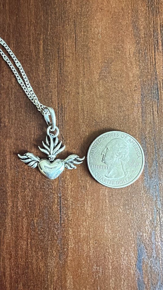 Sagrado corazón necklace plata 925