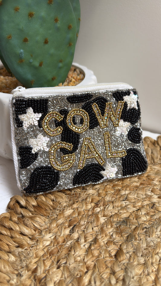 Rhinestone coin bag