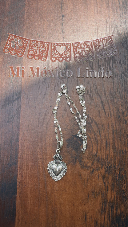 Sagrado corazón necklace plata 925
