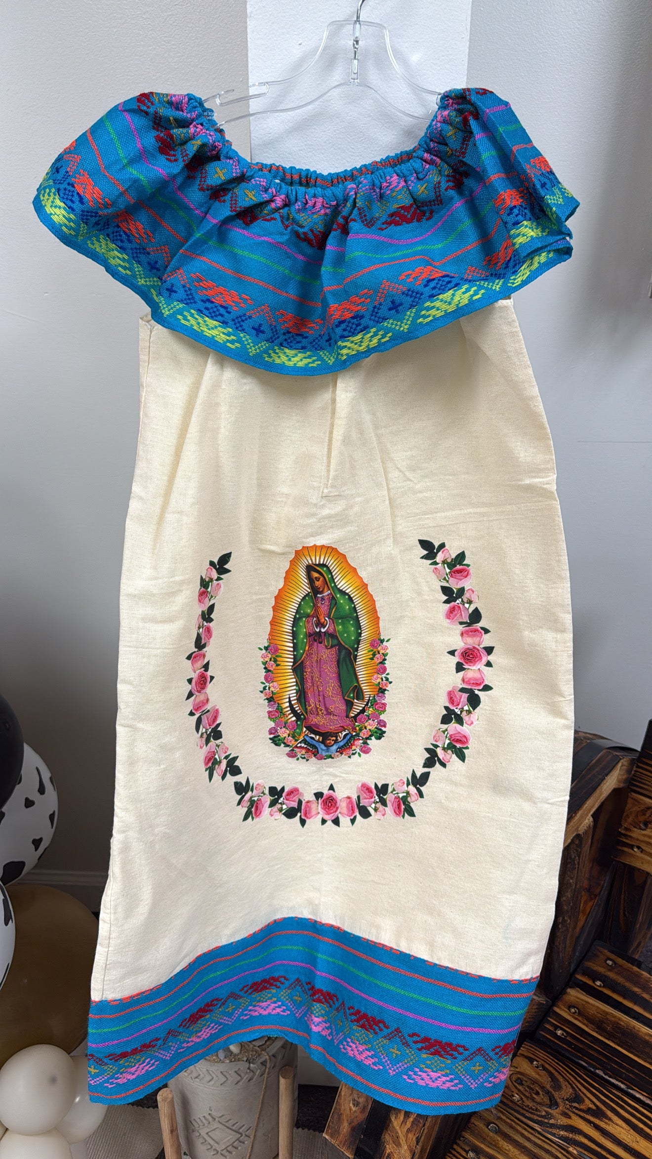 Vestido virgencita talla 10