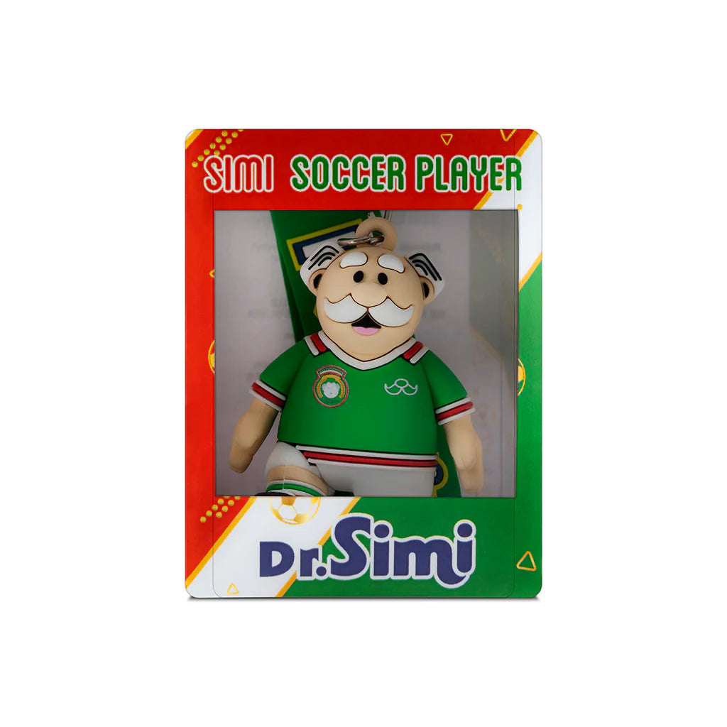 Soccer player keychain