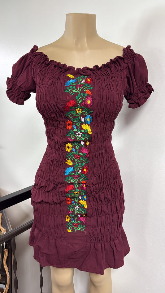 Vestido vino size large
