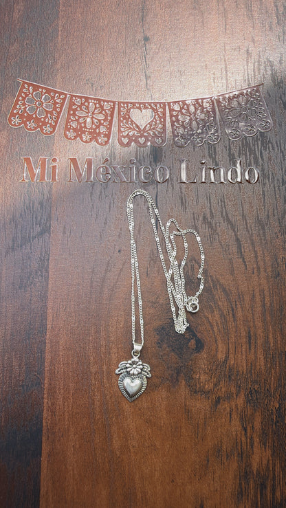 Corazón mini necklace plata 925