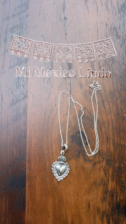 Sagrado corazón necklace plata 925