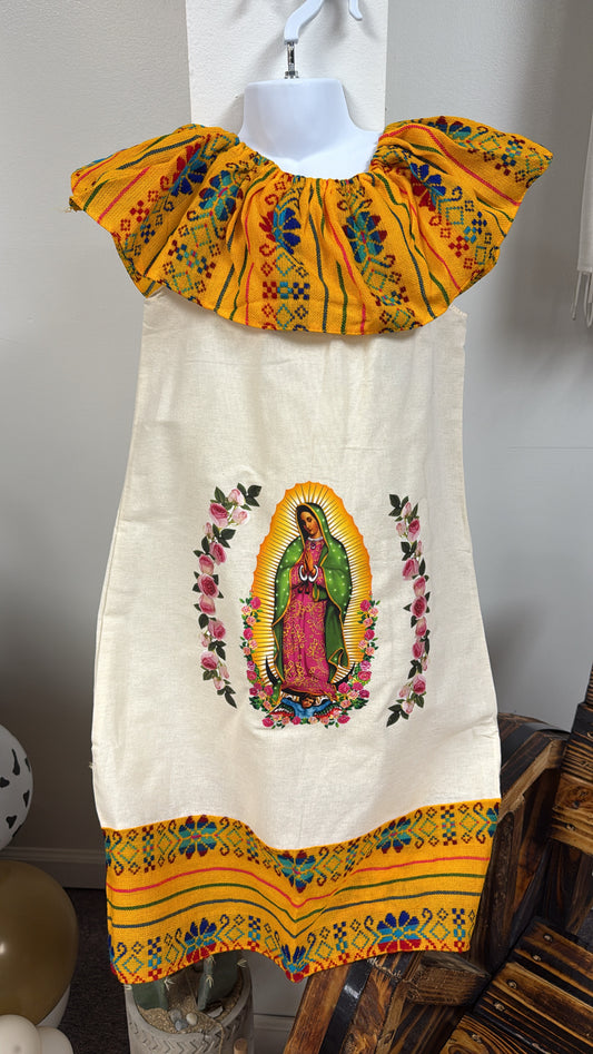 Vestido virgencita talla 8