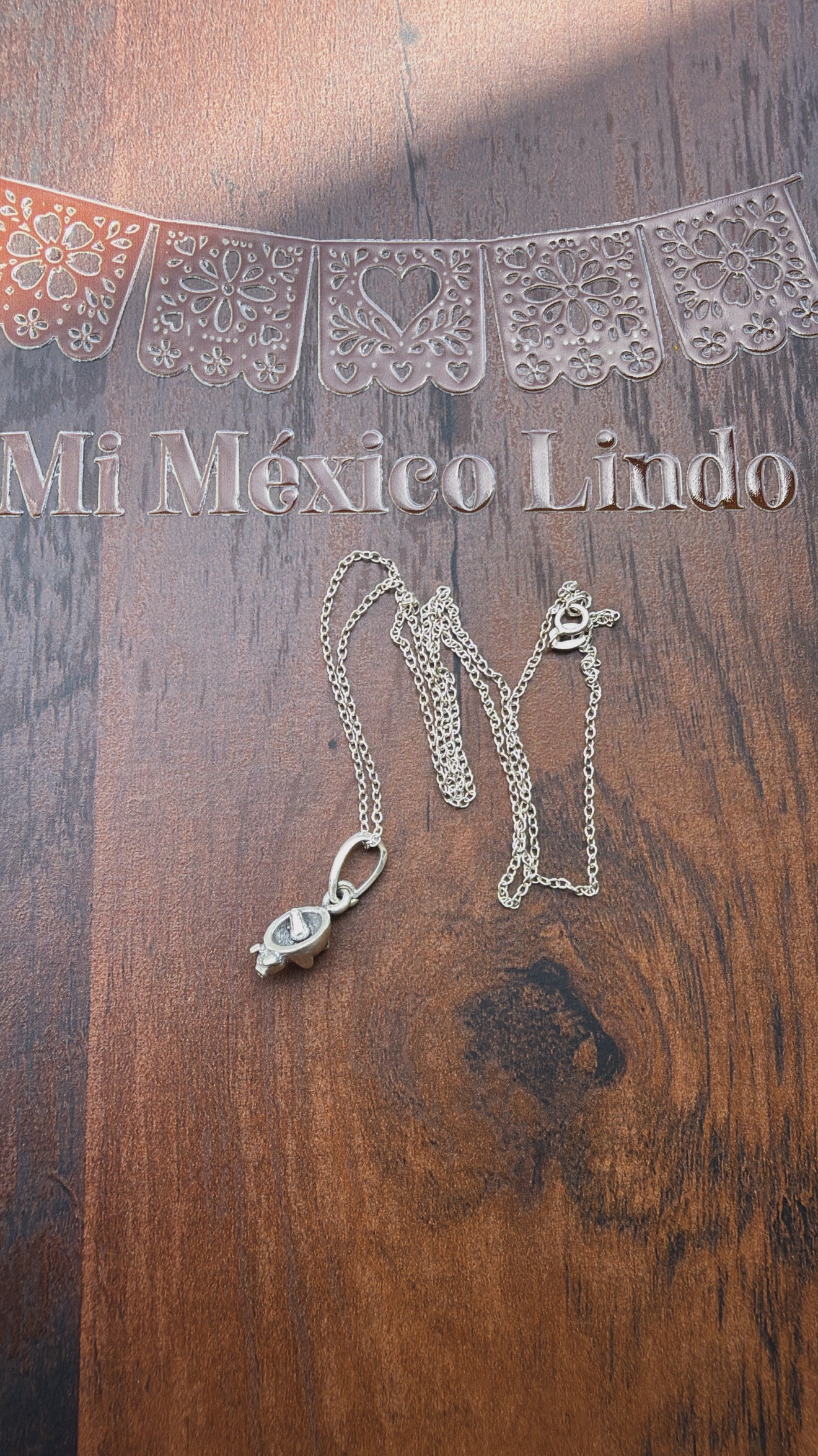 Molcajete necklace plata 925
