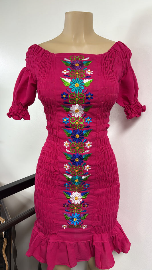 Vestido fuchsia Large