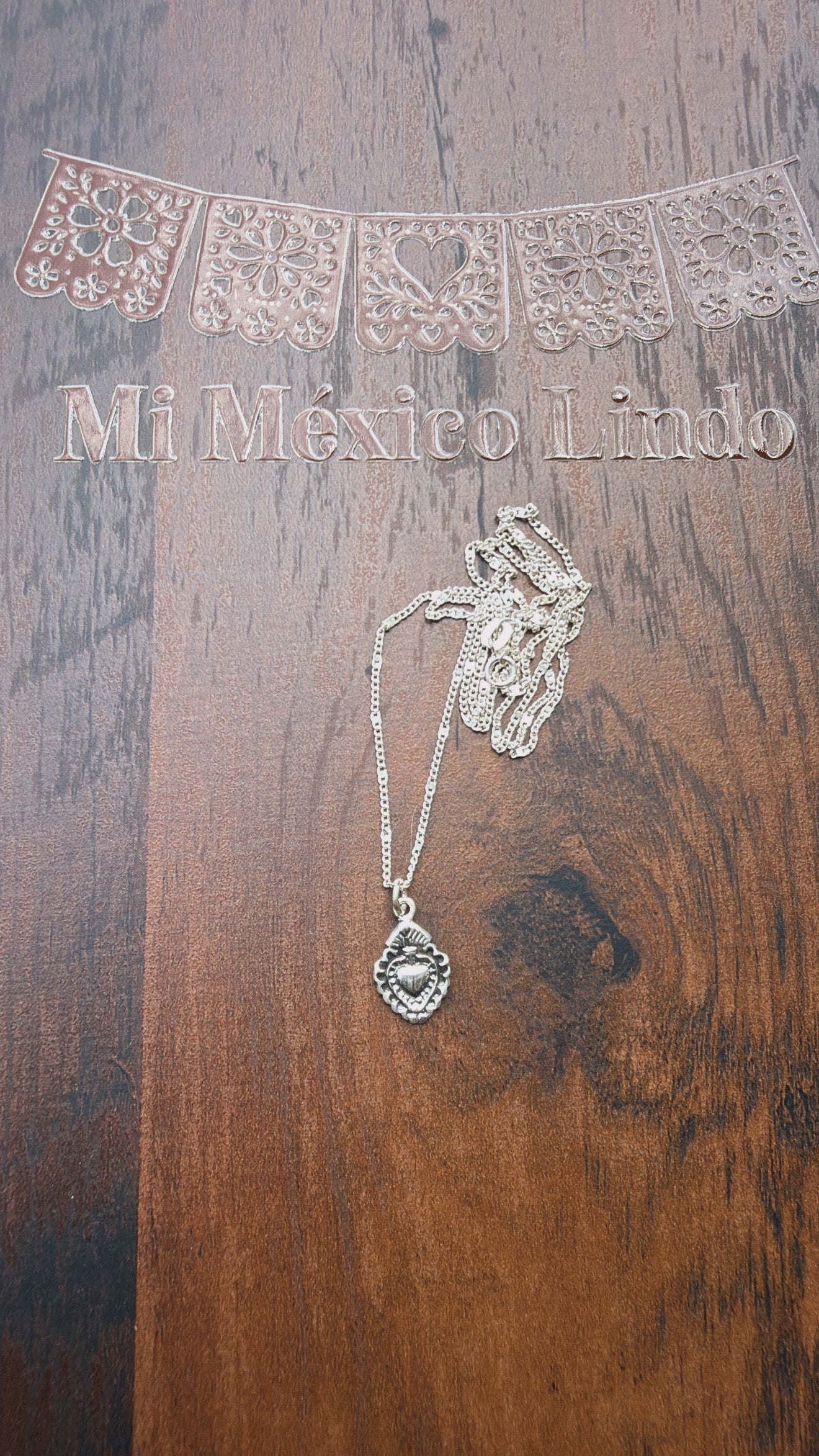 Sagrado corazón mini necklace plata 925