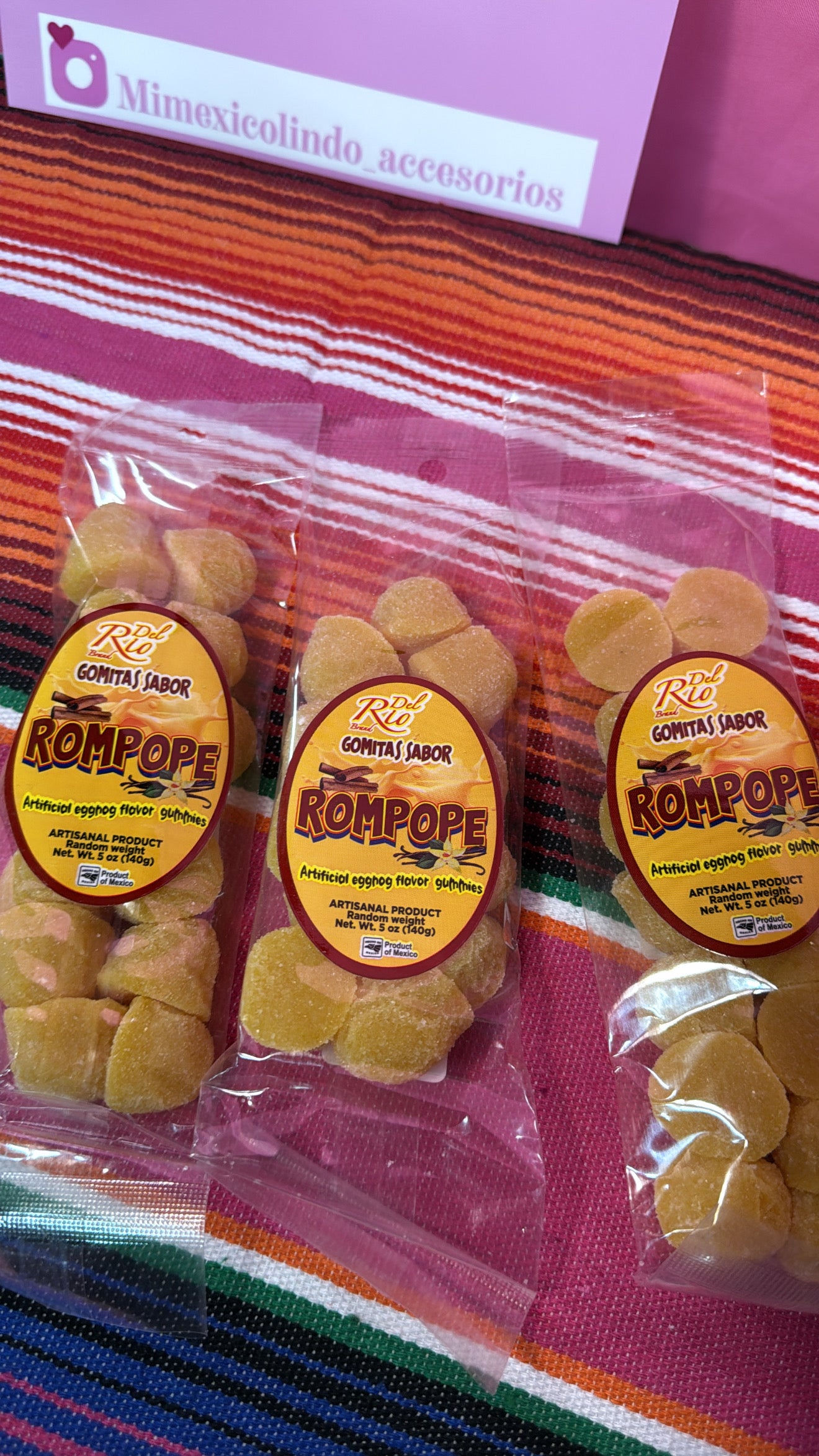 Gomitas sabor rompope