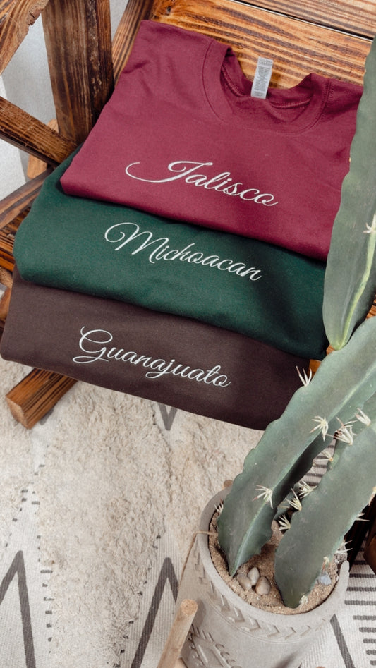 New color crewnecks any state