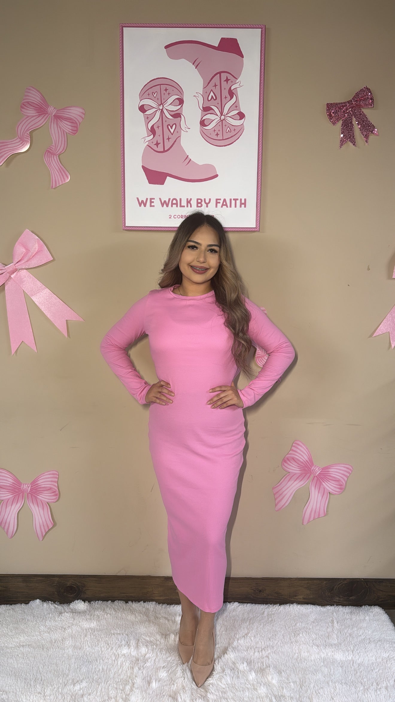 Pink dress