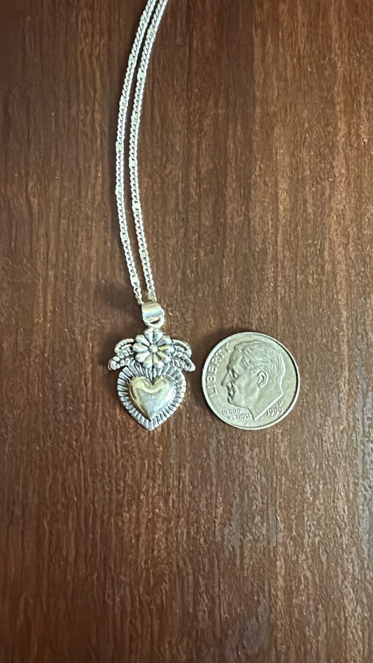 Corazón mini necklace plata 925
